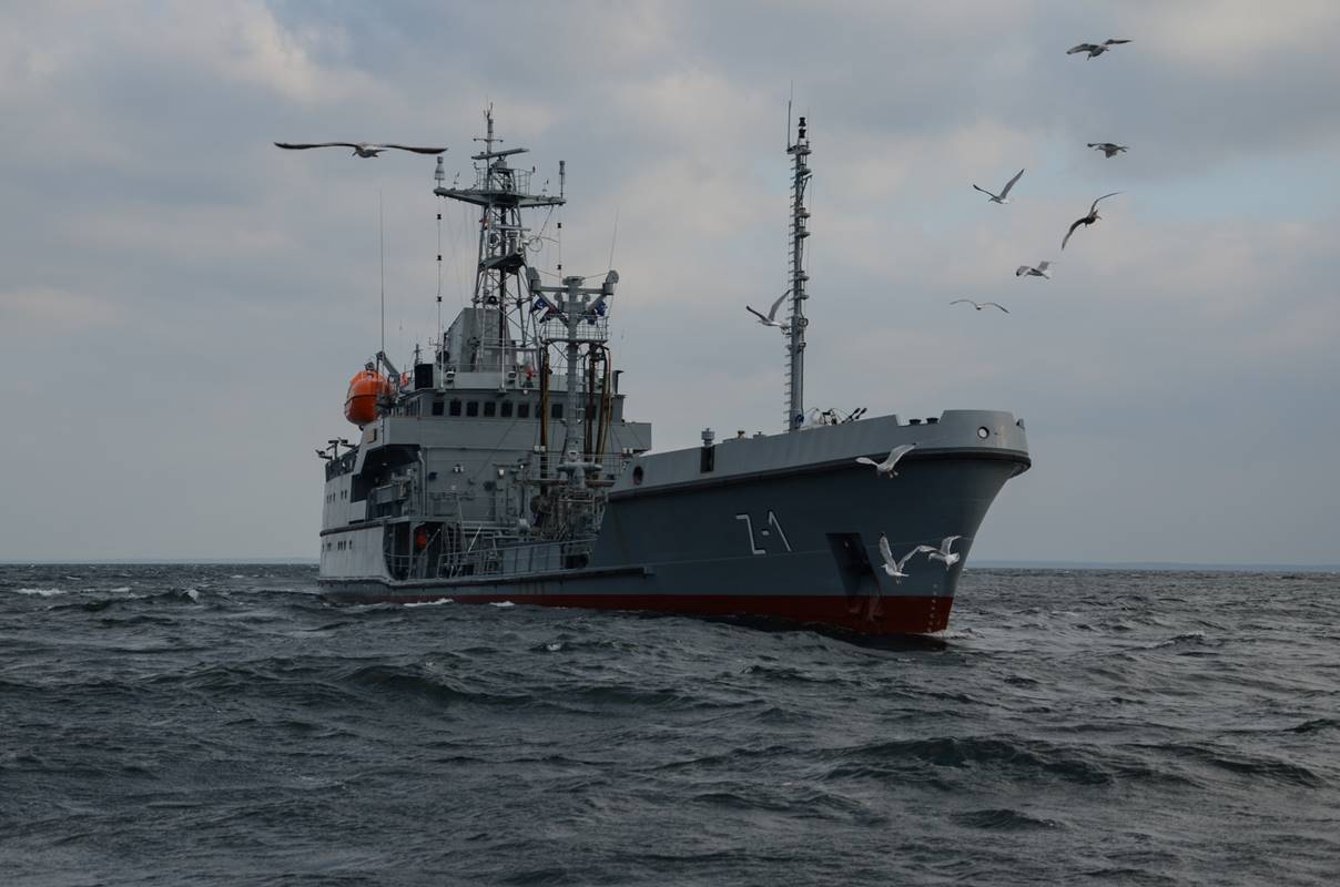 ORP Bałtyk fot kmdr ppor Radosław Pioch